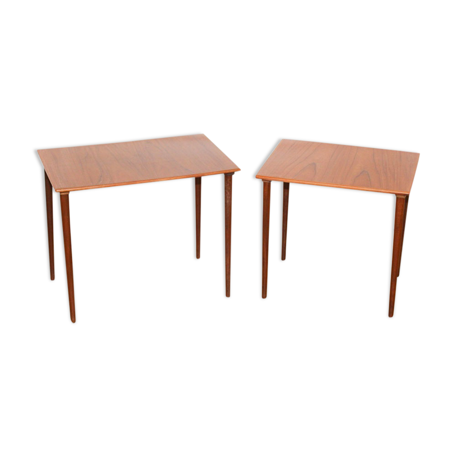 Two danish teak nesting tables