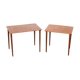 Two danish teak nesting tables