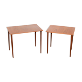 Two danish teak nesting tables