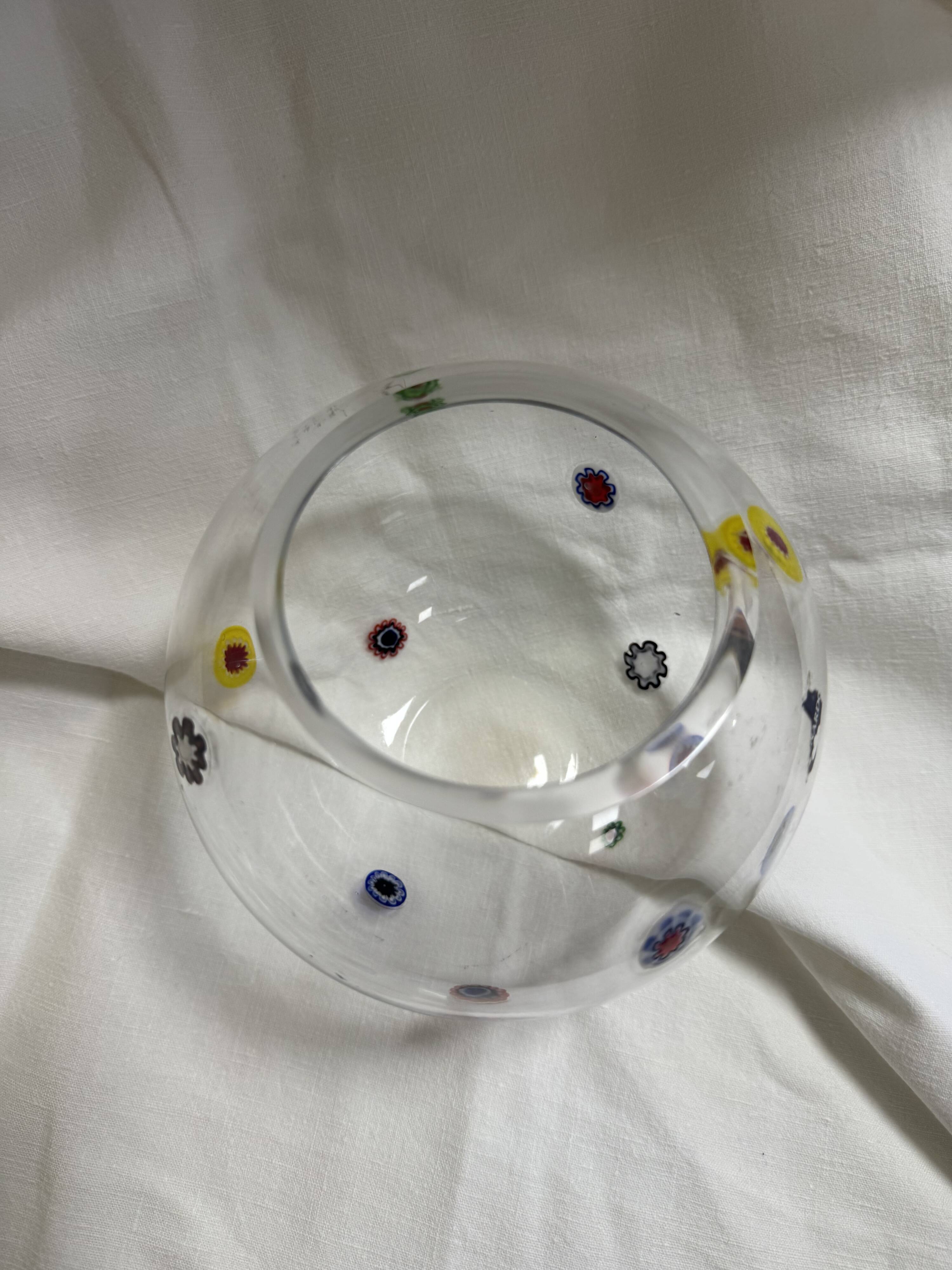 Murano millifiori vase