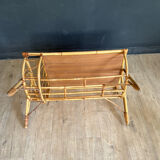 Table basse en rotin