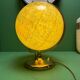 Vintage 1960s German glass globe lamp by JRO Globus Munchen