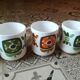 Mobil mugs and vintage pitcher in arcopal