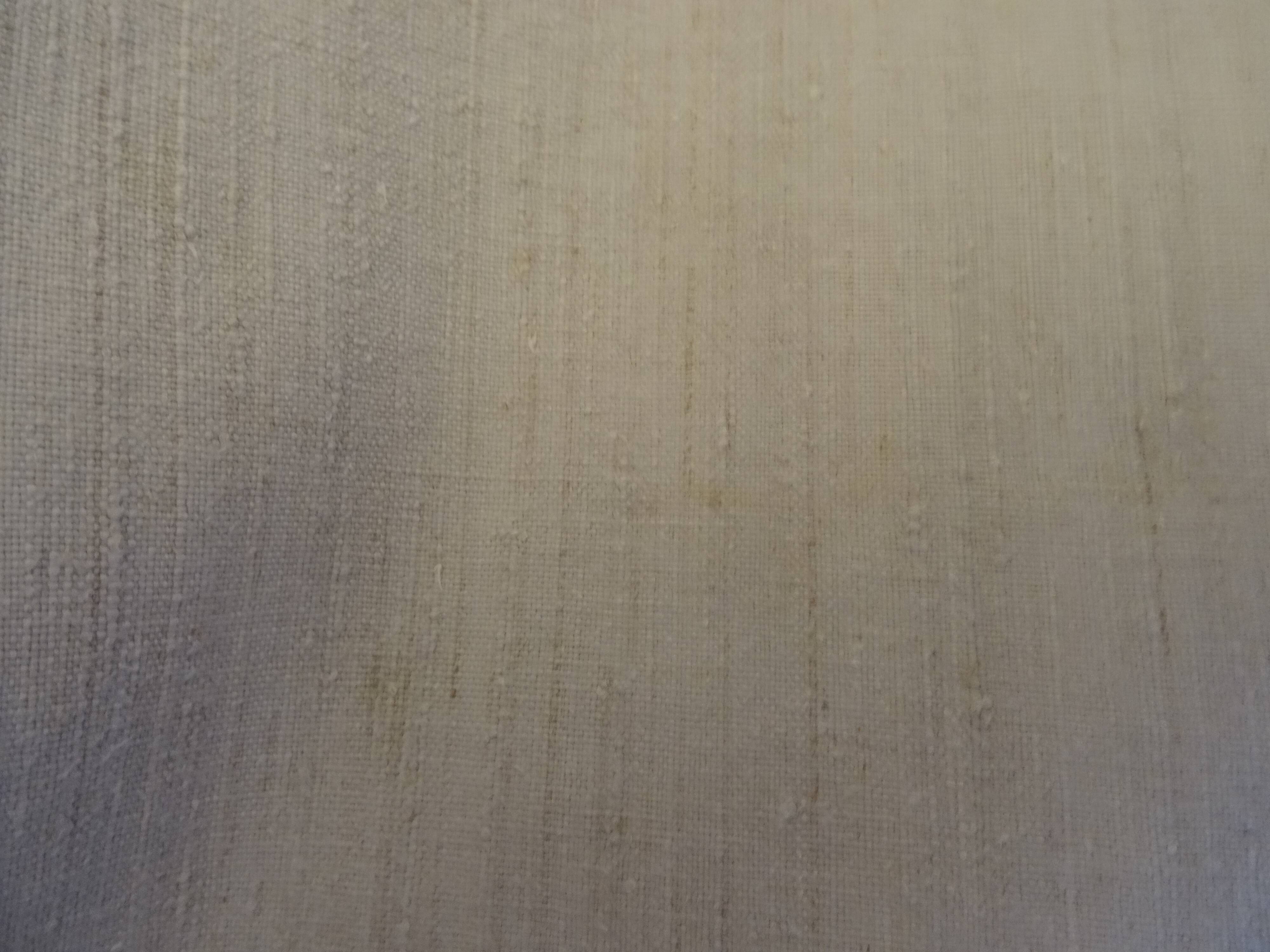 Rustic tablecloth square in hemp.