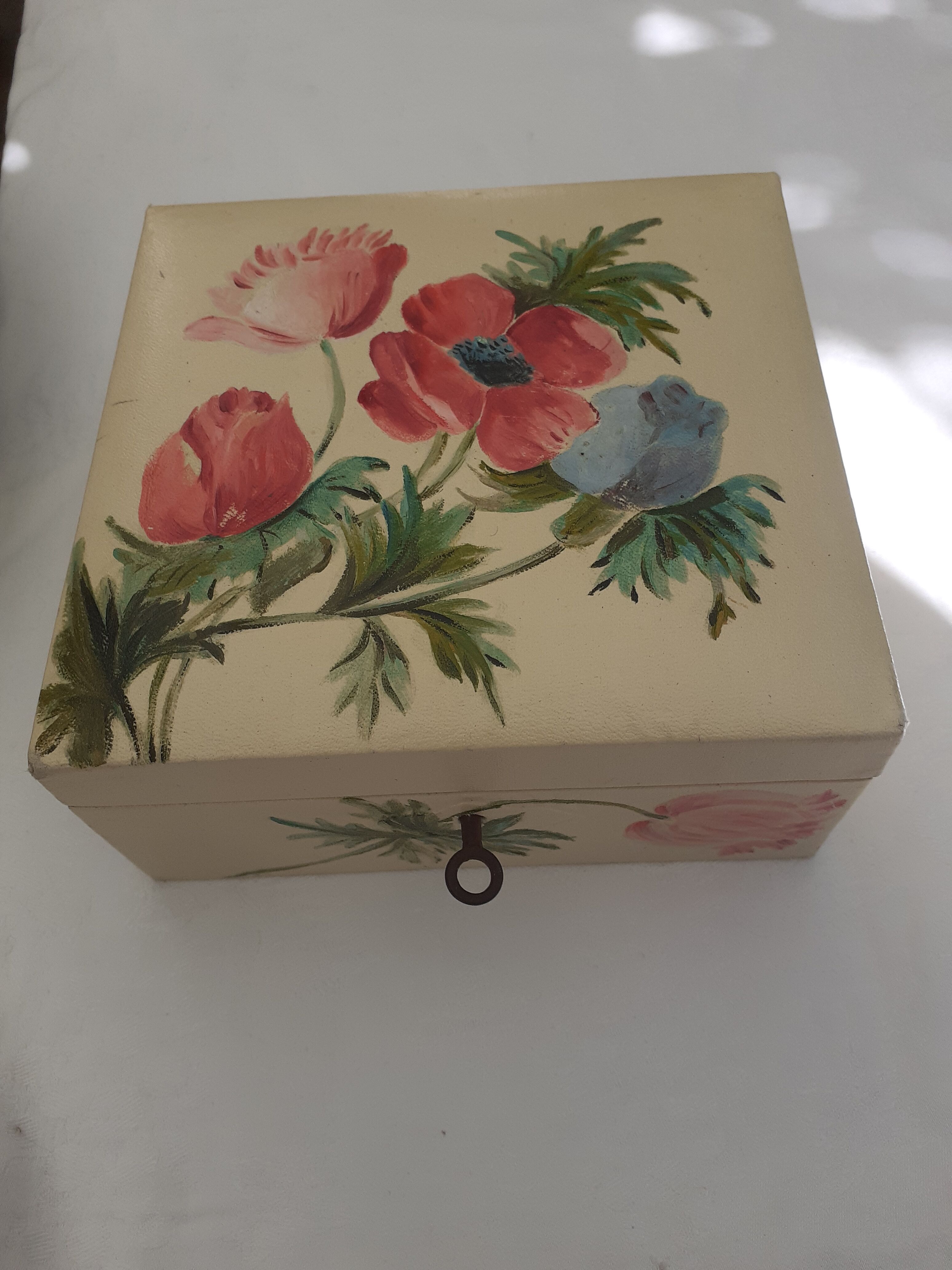 Leather box late nineteenth century