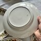 Lot 8 assiettes plates fleuries Badonviller