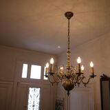 1980 tin chandelier