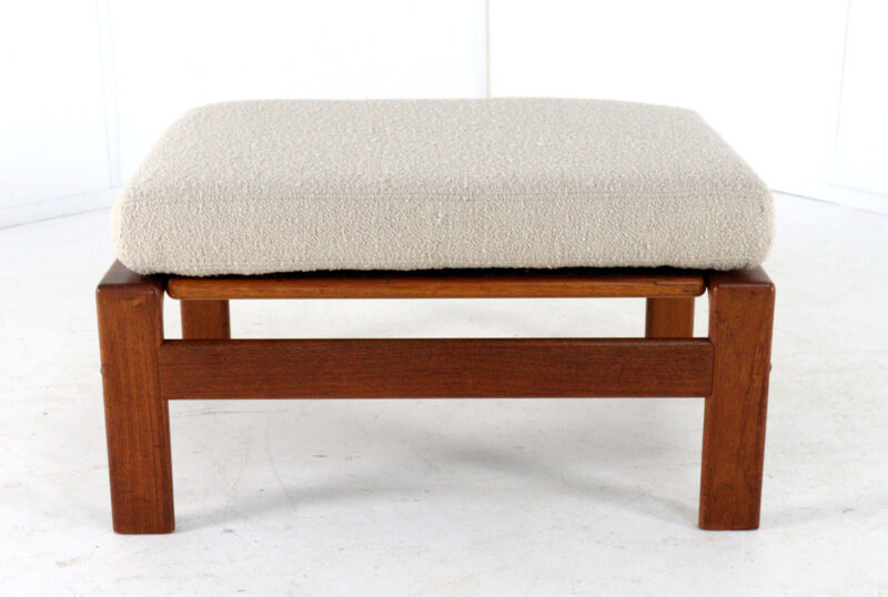 Komfort footstool 'Nimtofte' - danish design in teak vintage