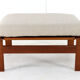 Komfort footstool 'Nimtofte' - danish design in teak vintage