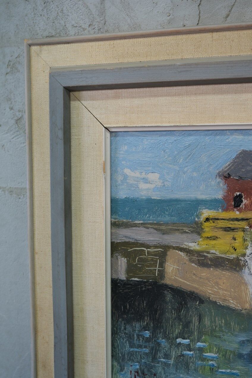 John Börén, Swedish Modern Painting, 1960s, Oil on Panel, Framed.