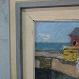 John Börén, Swedish Modern Painting, 1960s, Oil on Panel, Framed.
