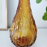 Bouteille, carafe Empoli en verre ambré