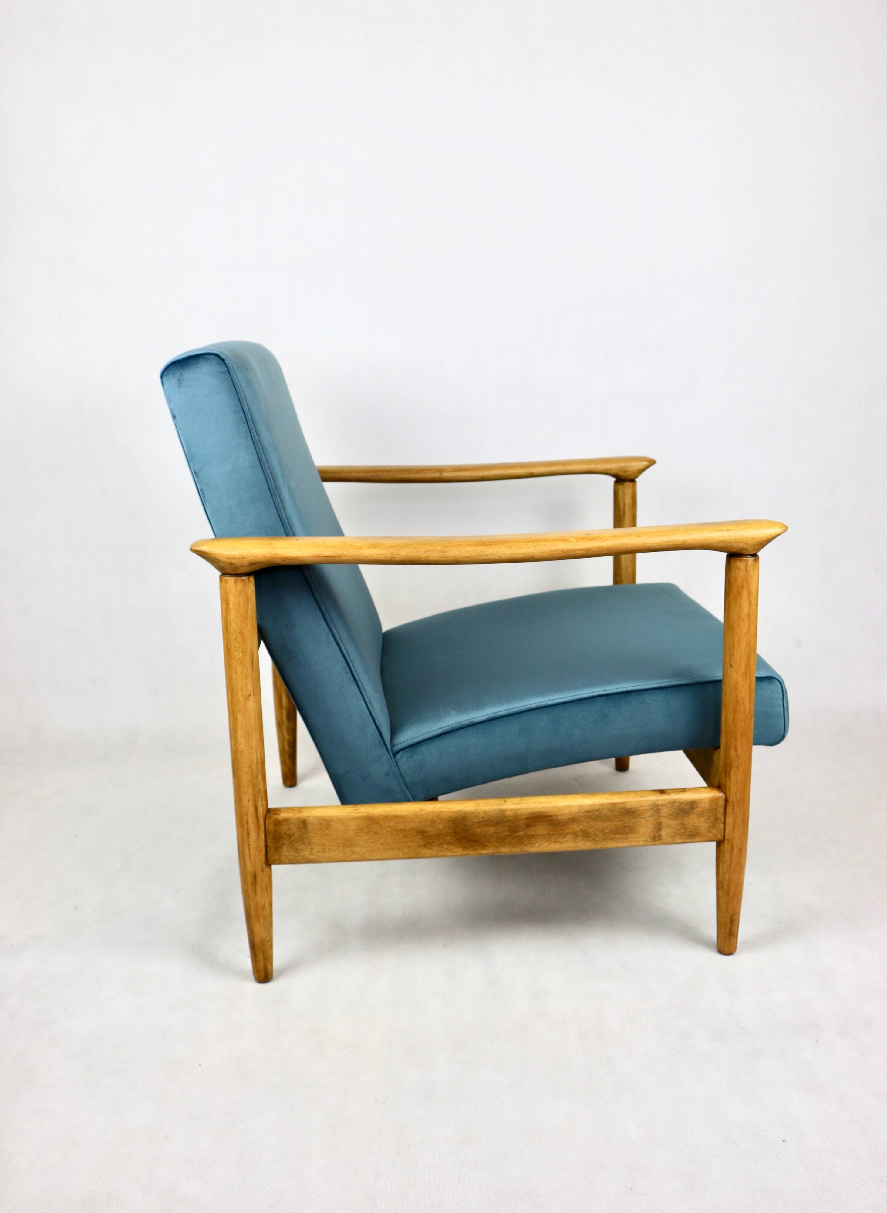 Fauteuil Blue Ocean GFM-142 par Edmund Homa, 1970s