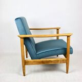Fauteuil Blue Ocean GFM-142 par Edmund Homa, années 1970