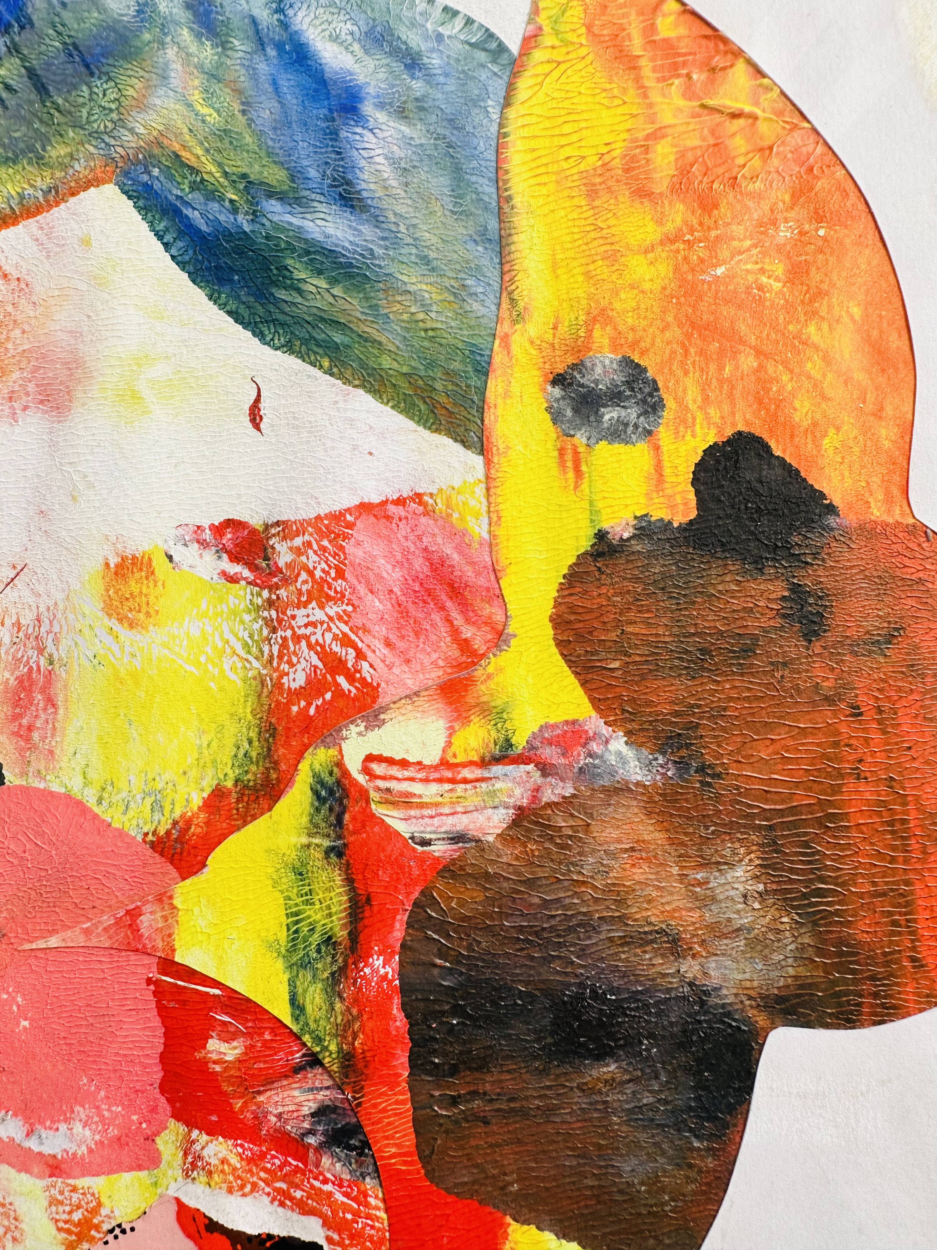 Original French surrealist portrait. France, 2000s