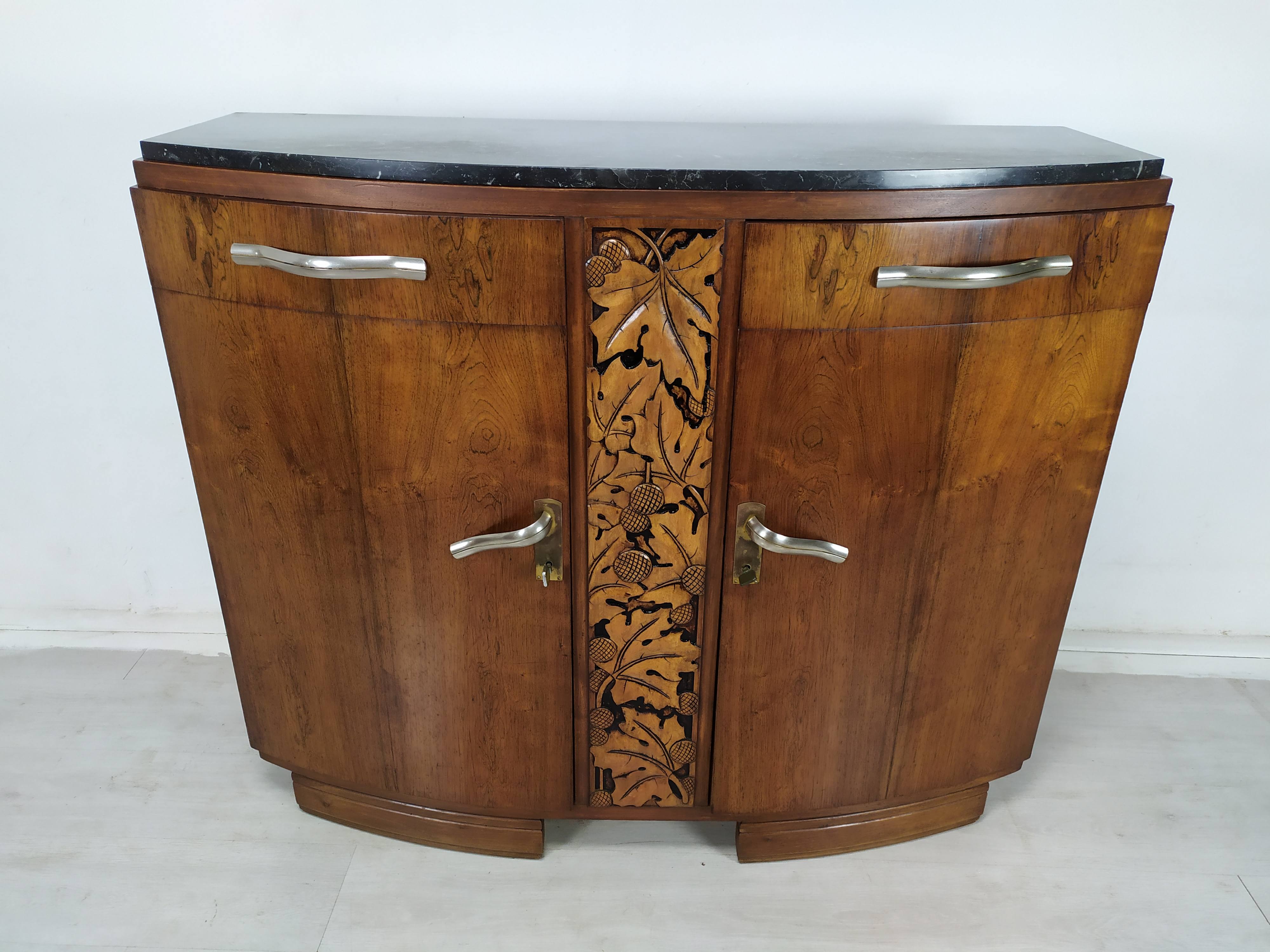 Art deco rosewood sideboard