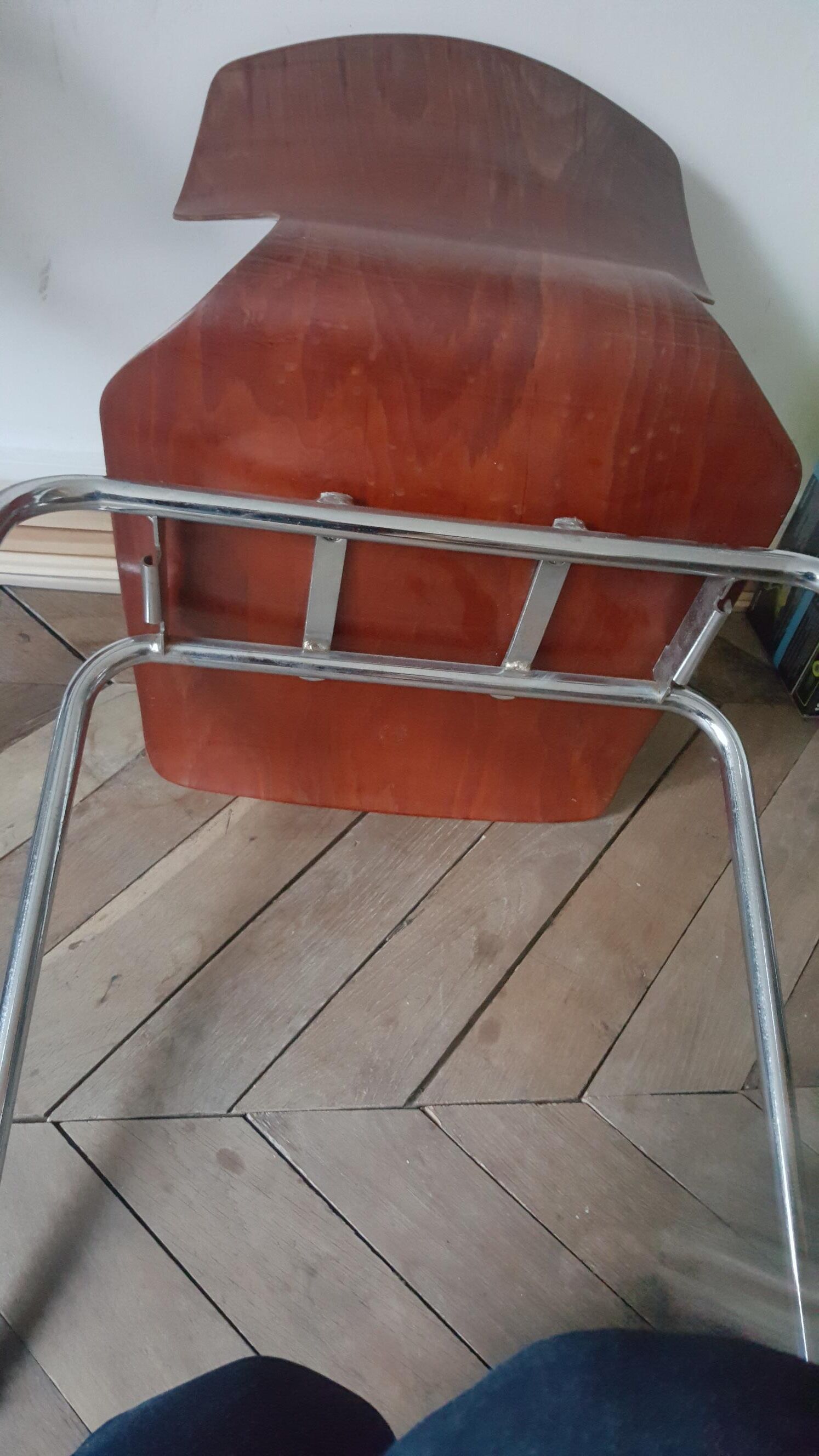 Set of 2 Pagholz Pagwood chairs 1960-1970