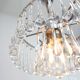 Mid-Century Italian Crystal Teardrop Chandelier, 1960s
