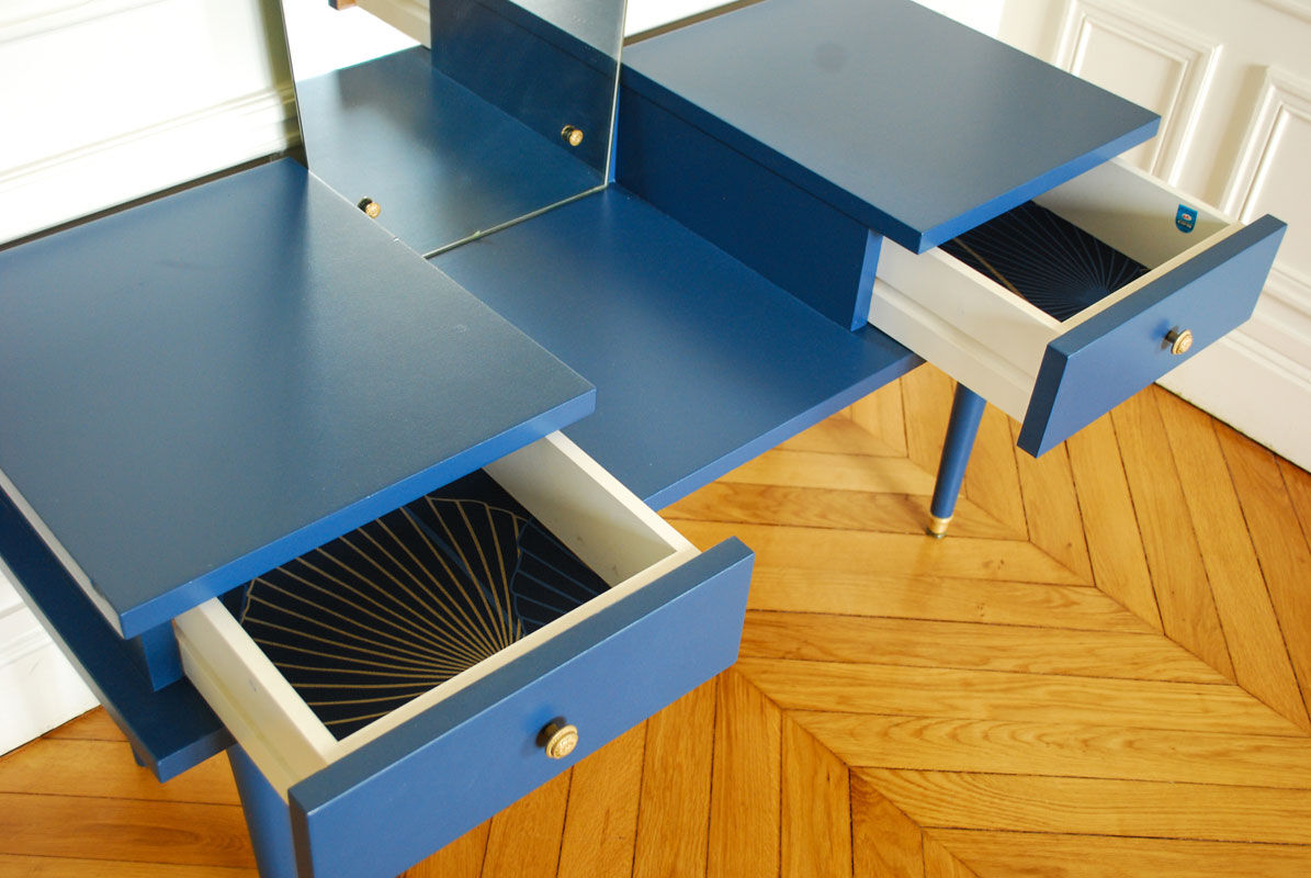 Revamped vintage vanity