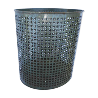 1950' metal paper basket