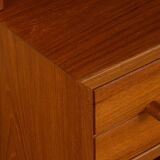 Classic two-piece display cabinet by Poul Hundevad, 1960s