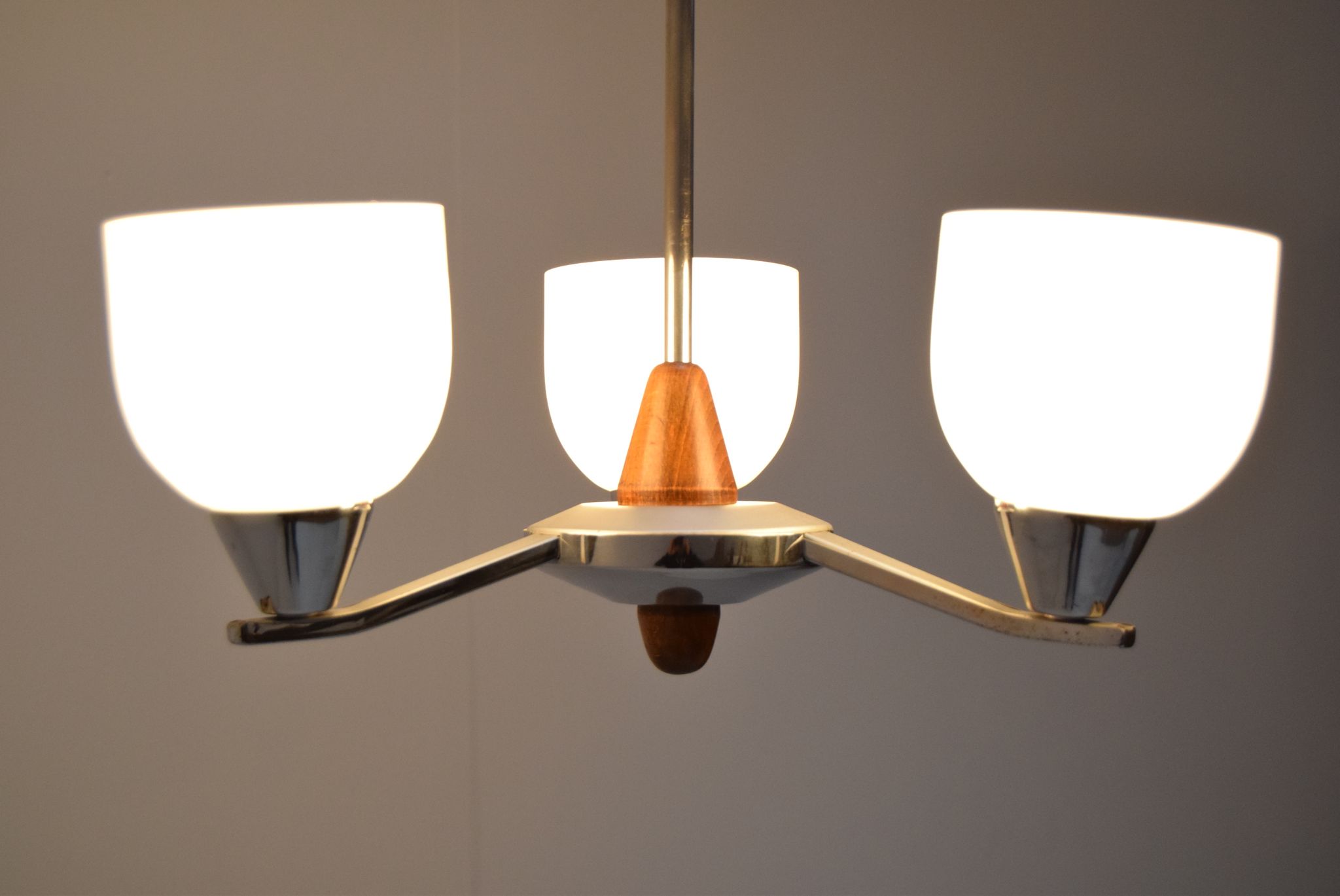 Mid-century Chandelier by Lidokov, 1970‘s.