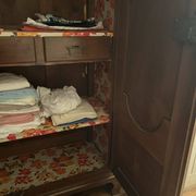 Louis XIV walnut wardrobe with arched panels – 18th century