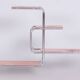 Bauhaus Chrome-Plated Steel and Lacquered Wood Shelf, 1930s