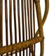 Ensemble vintage de 4 fauteuils club en rotin Rohe Noordwolde 1960