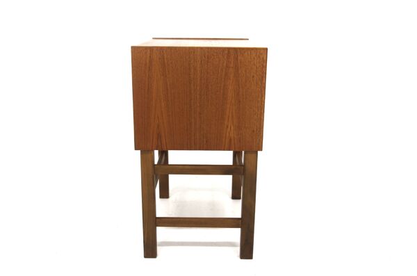 Table de chevet scandinave en teck, Suède, 1960