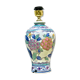 Vintage lamp foot, hand painted