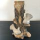 Vase with 2 doves in slipware
