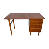 Scandinavian teak desk design 1960 feet spindles