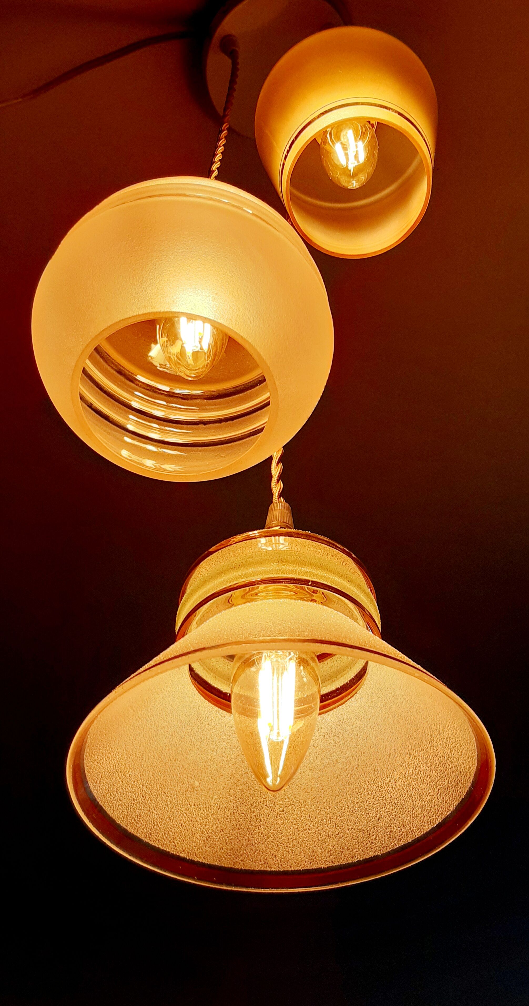 Art deco hanging lamp