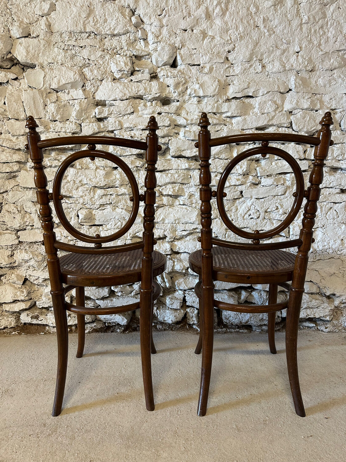 Paire de chaises de bistrot Fischel