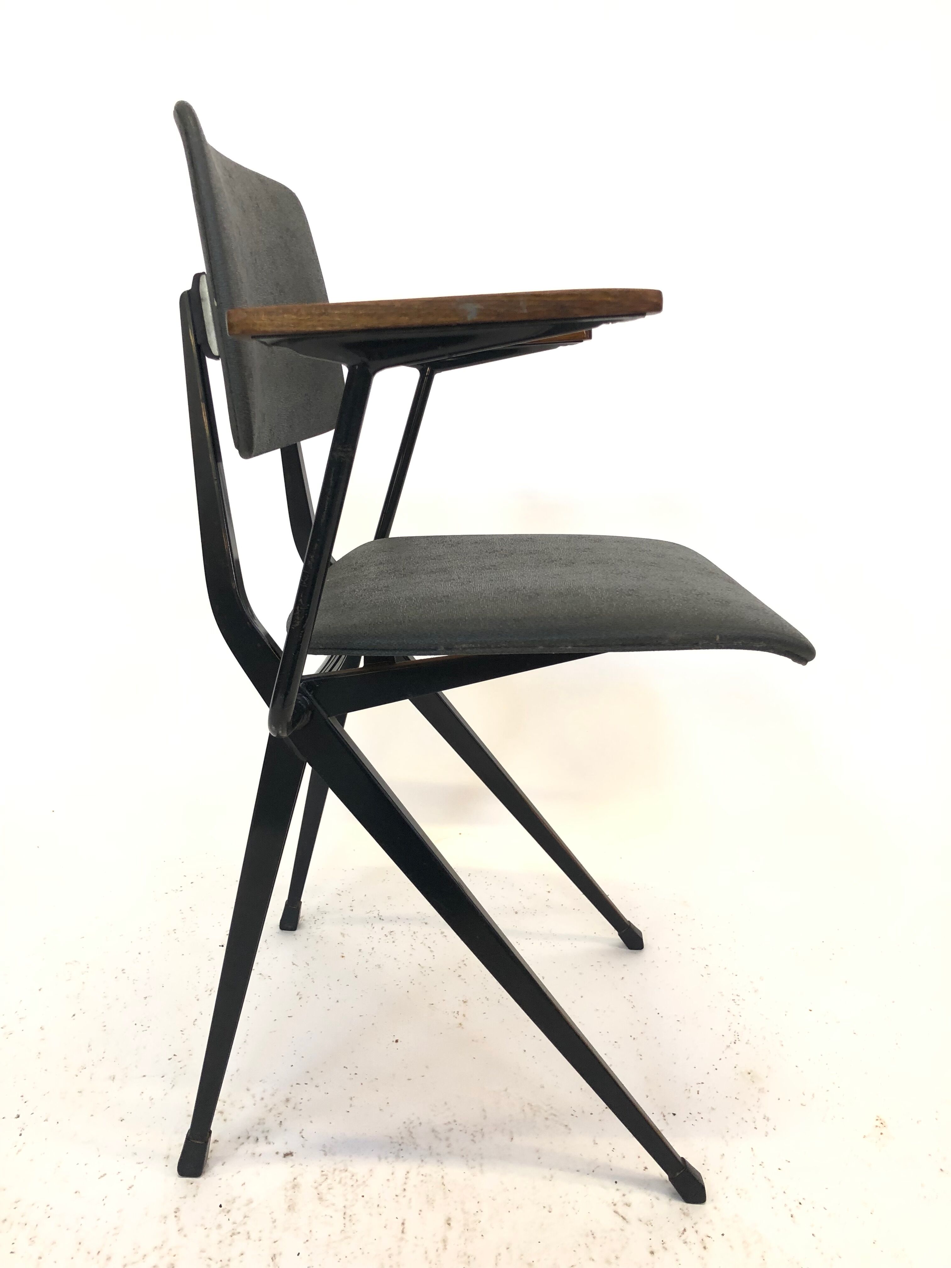 Armrest upholstery in skai industrial chair Marko Holland