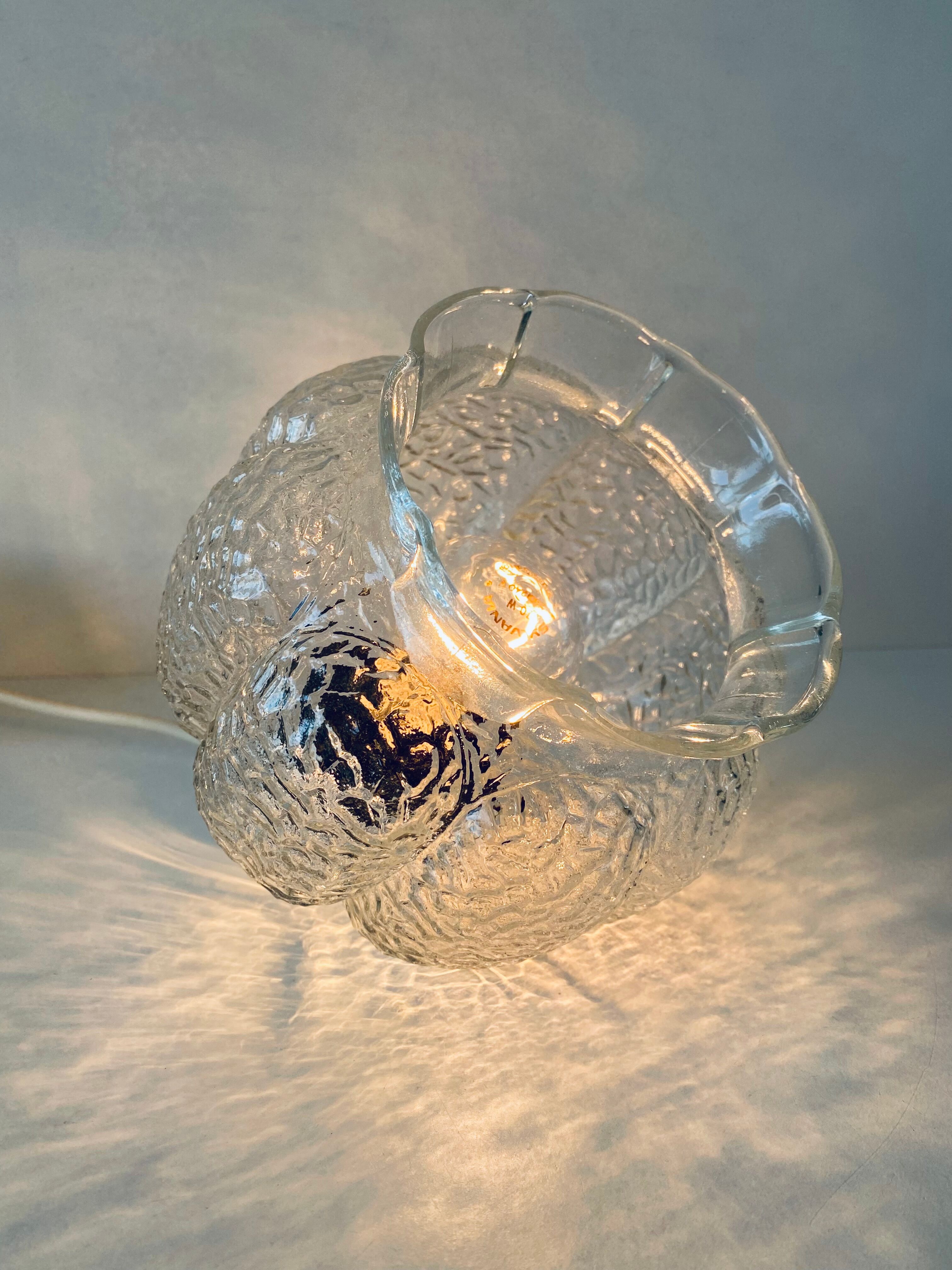 Vintage glass pendant lamp