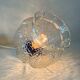 Vintage glass pendant lamp