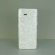 Vintage west german scheurich kosmos vase white glaze sputnik pattern model 263-31