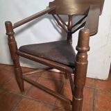 Corner tripod monk chair Munkstol Solid oak