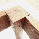 Large old solid wood farm table. 228x107.