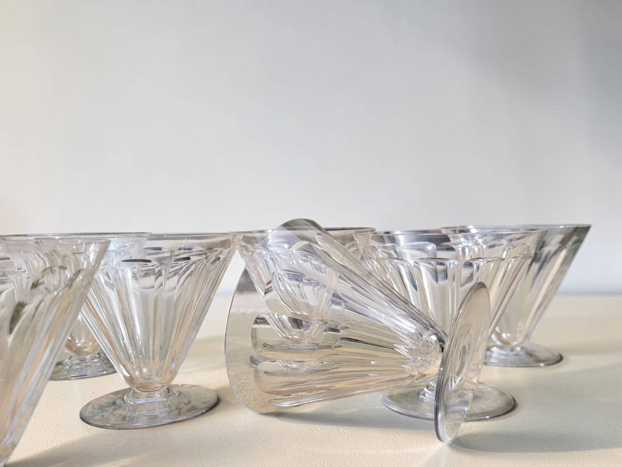 Baccarat - 7 water glasses model REX
