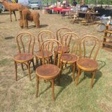 6 bentwood chairs early 20th