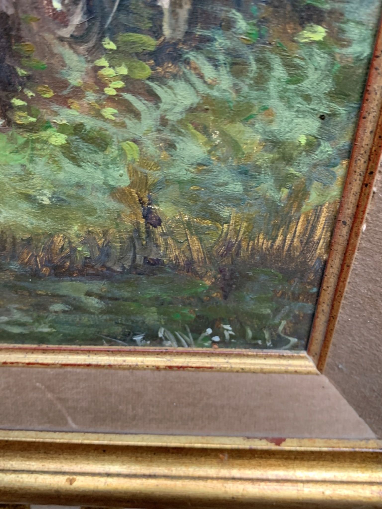 Painting "Forest landscape".