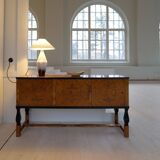 Art Nouveau ceramic table lamp Rörstrand Sweden, 1900