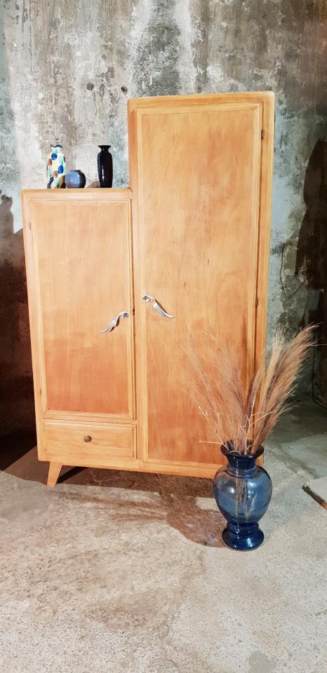 Vintage asymmetrical wardrobe