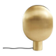Gold-colored aluminum table lamp, contemporary work.