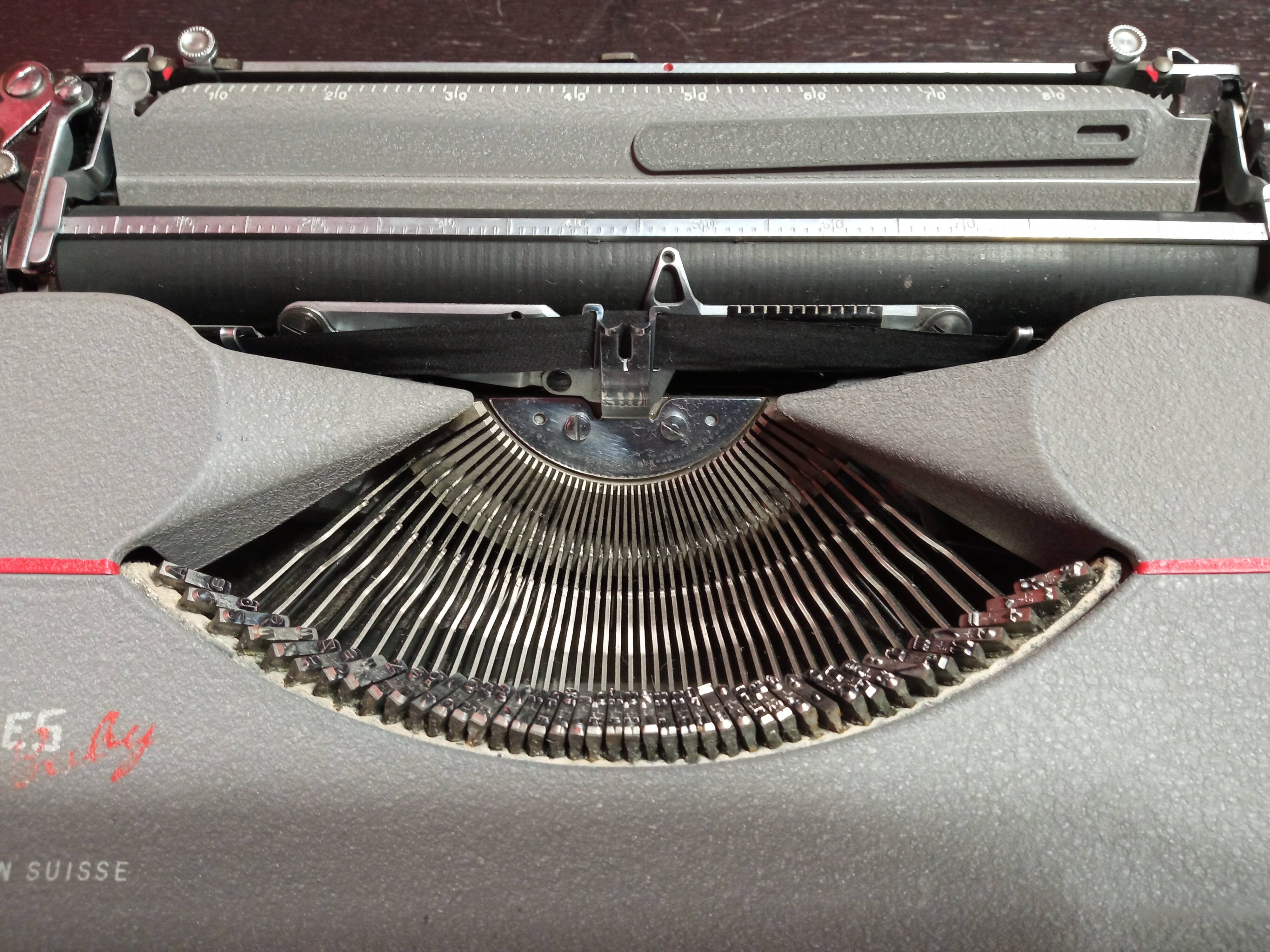 Typewriter Hermes baby maillard sa yverdon made in switzerland