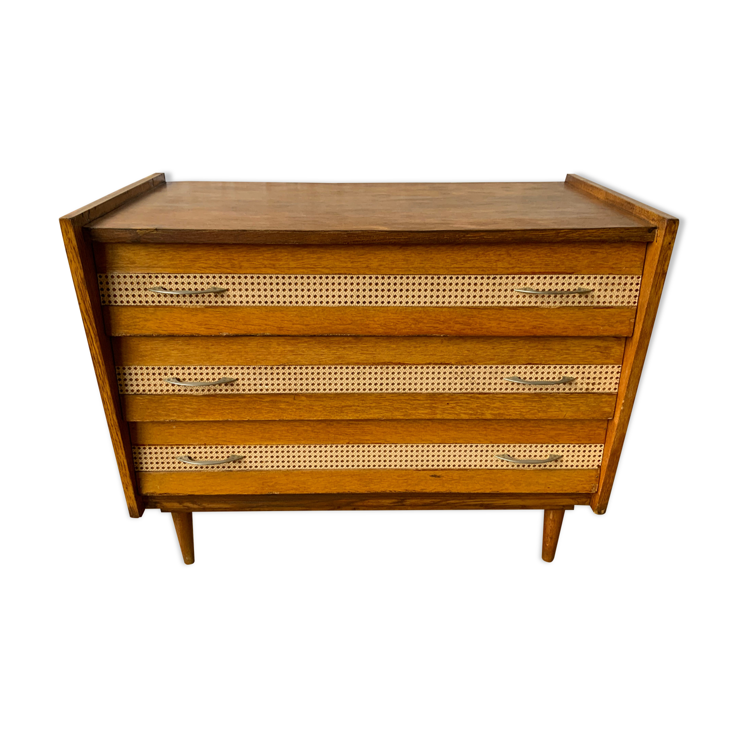 Vintage wood and canning chest of drawers