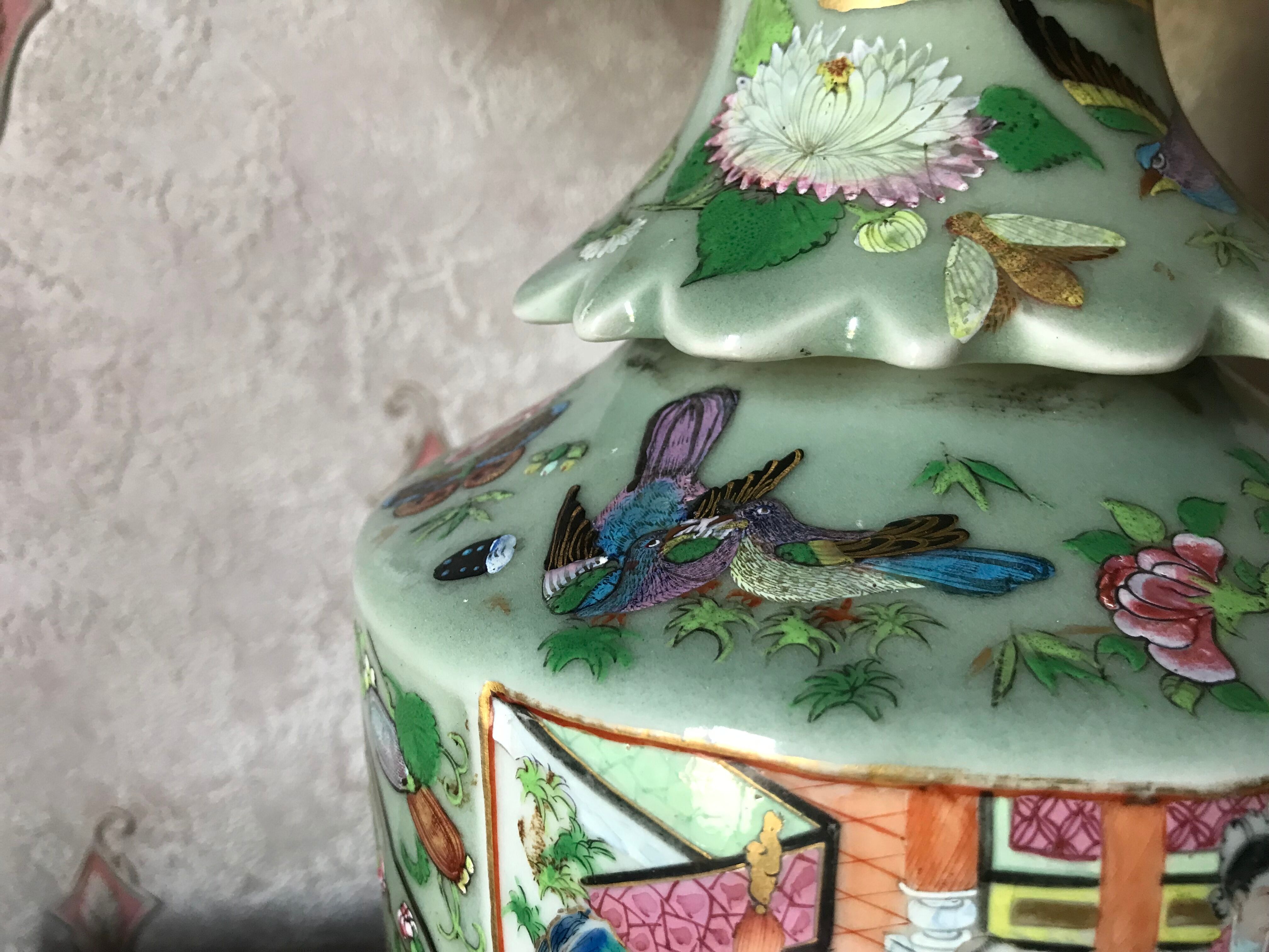 Rare Chinese lamp from the 1920s